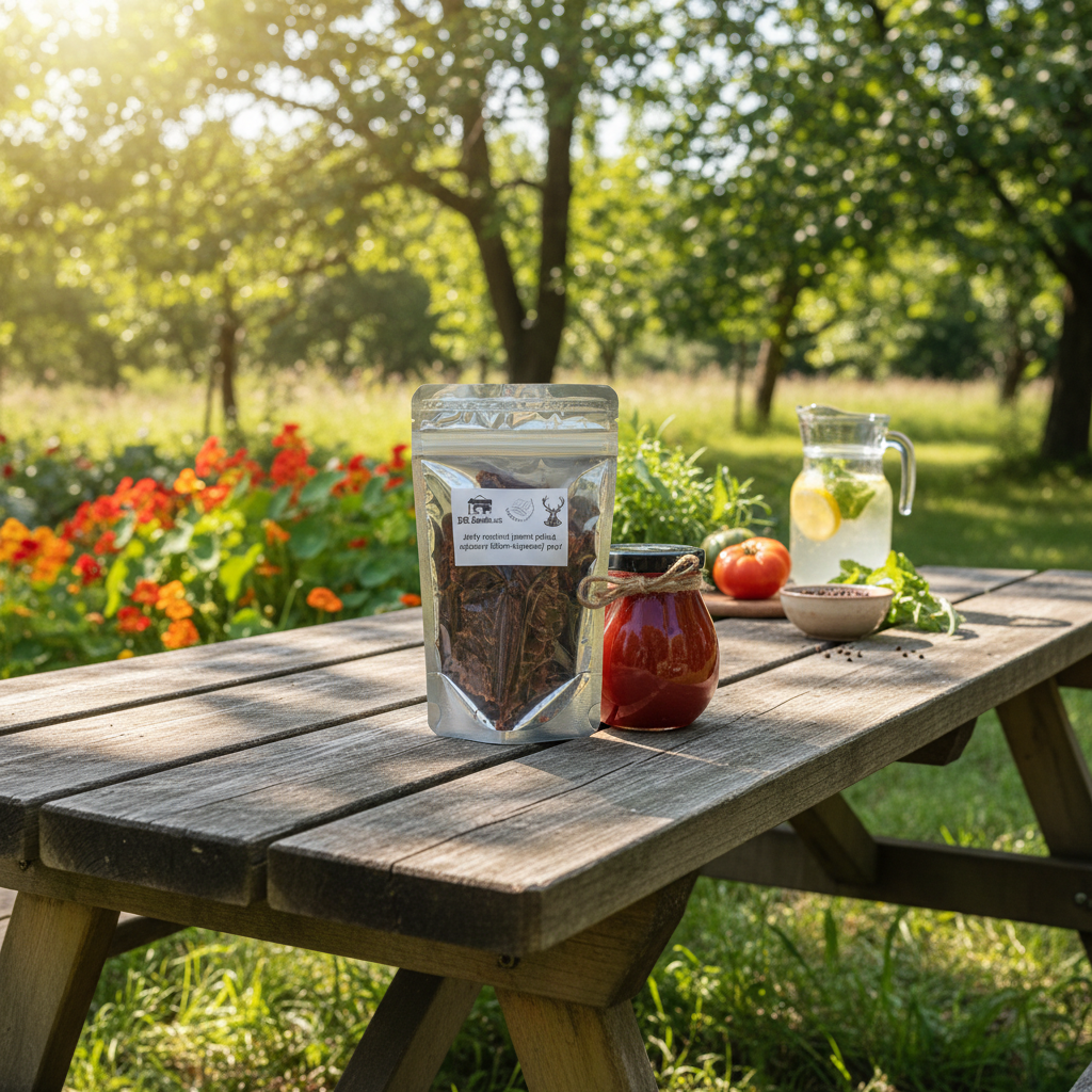 Jerky – vepřové - rajčatový džem & kajenský pepř - pálivé
