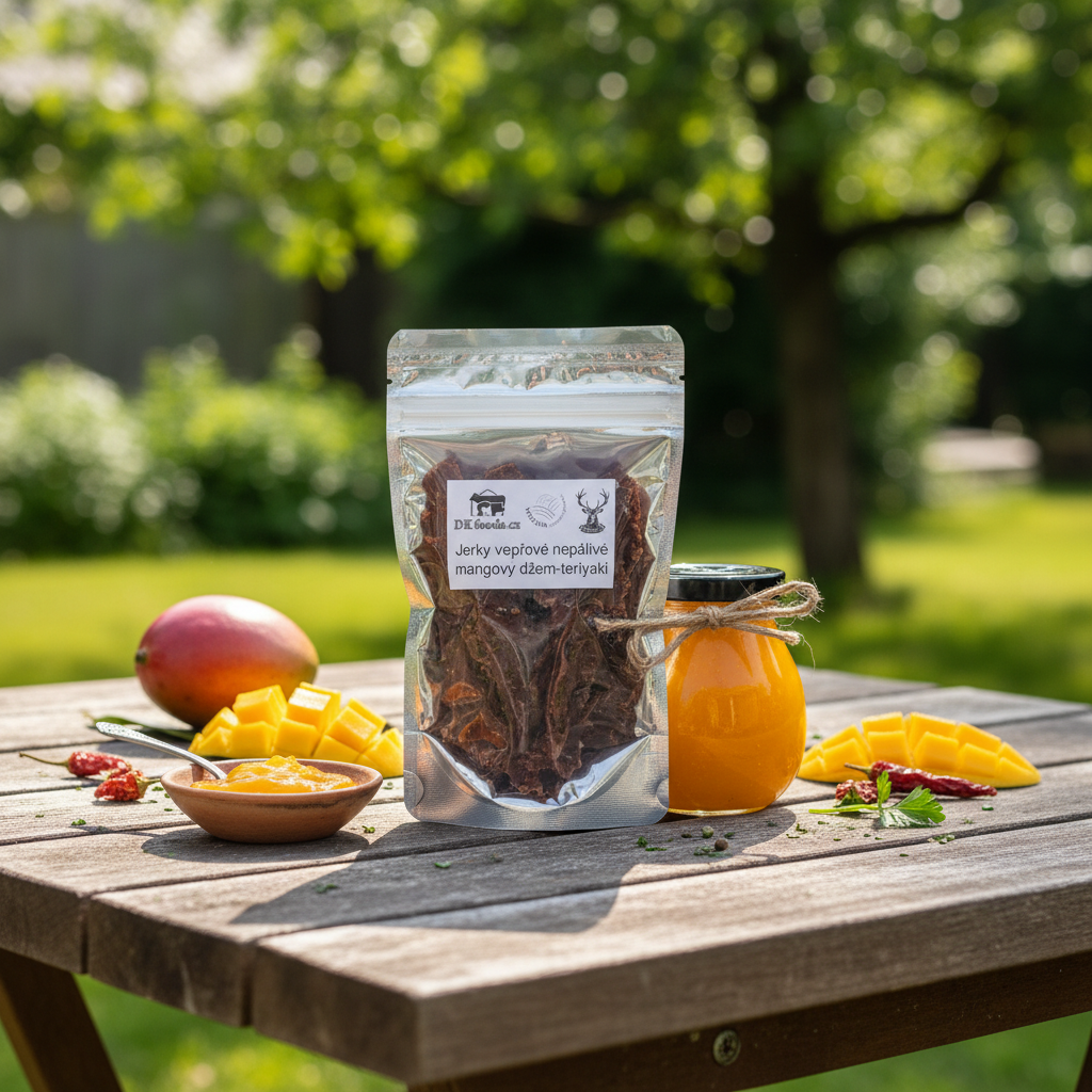 Jerky - vepřové - mangový džem & teriyaki - nepálivé