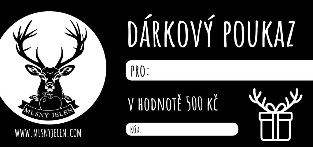 Dárkový poukaz 500,-