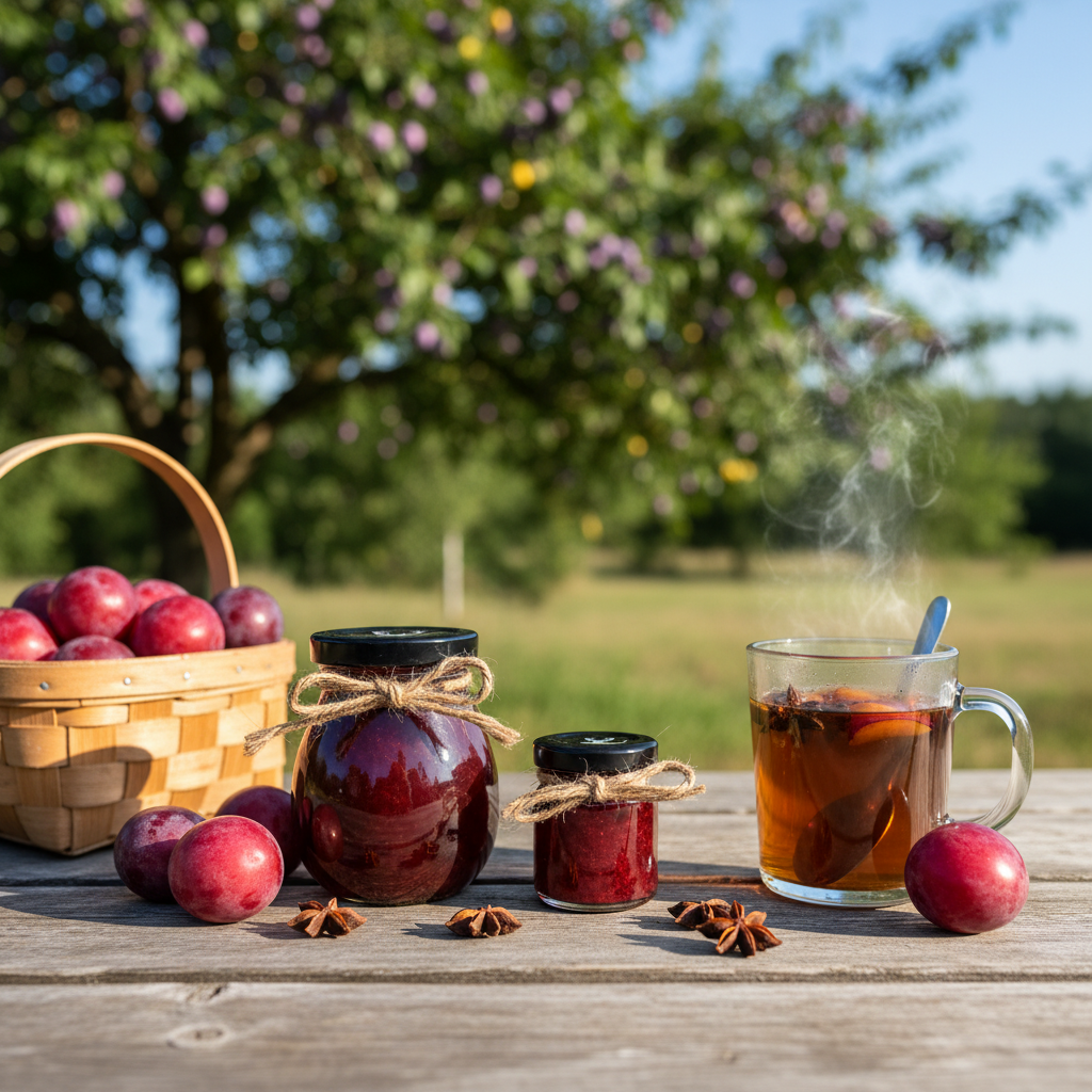 Pečený čaj švestka s badyánem 280g